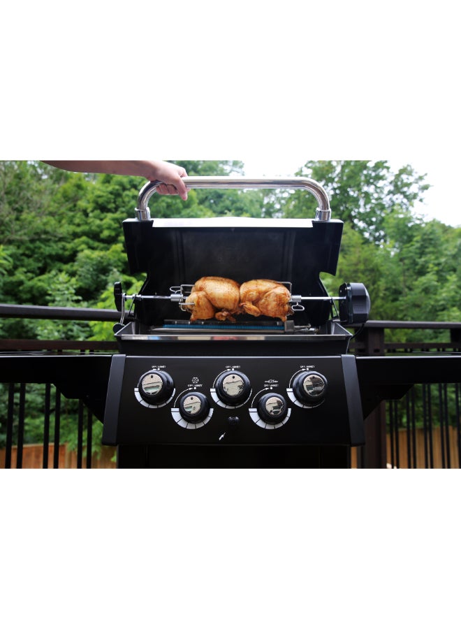 Broil King Royal 390 Shadow Stainless Steel Gas Grill Black and Silver 56.8 x 101.8 x 60.8 cm 824283SDW - Image 5